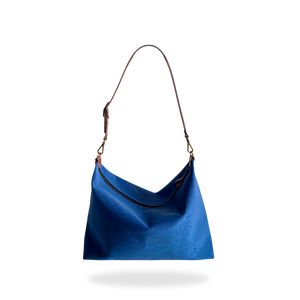 BOLSO SACO COSTAL HORIZONTAL - LONA AZUL MARINO