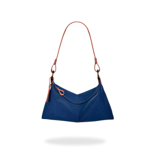 BOLSO COSTAL MINI - LONA ALGODÓN AZUL