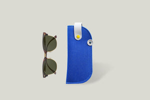 NO.15 | SUNGLASSES SLEEVE - SOLID BLUELECTRIC